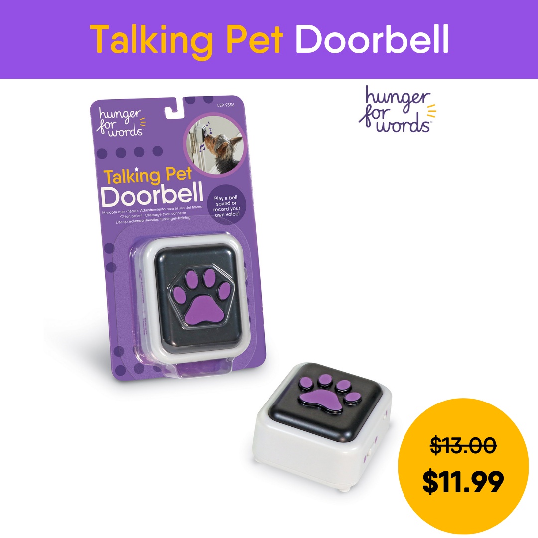 Talking Pet Doorbell - Hunger for Words
